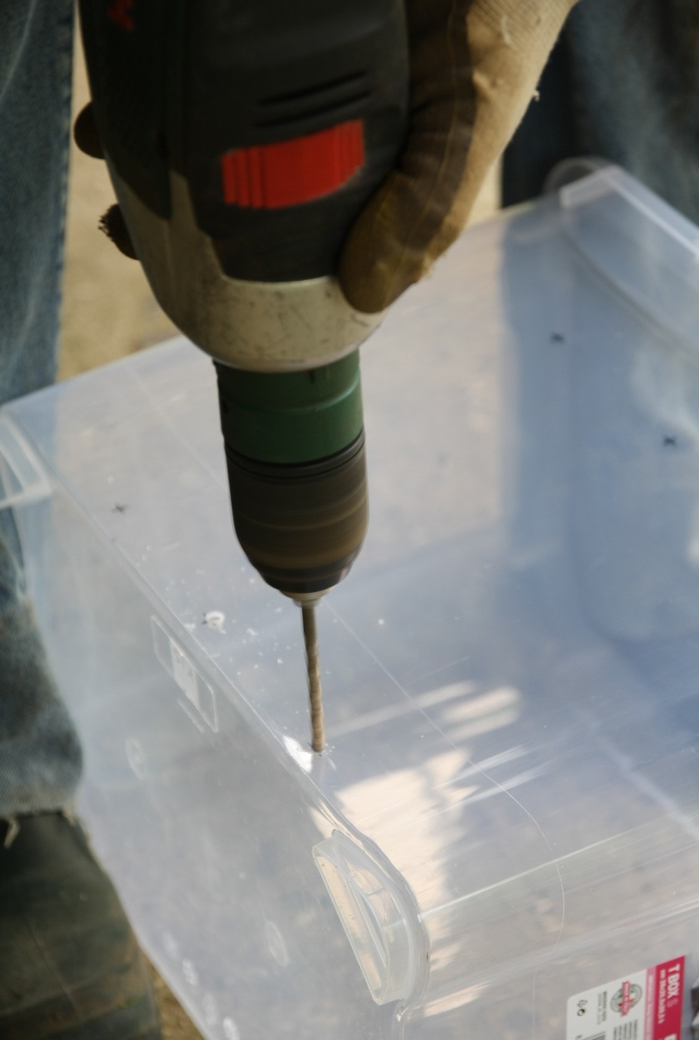 tutoriel cage à tomate : perçage