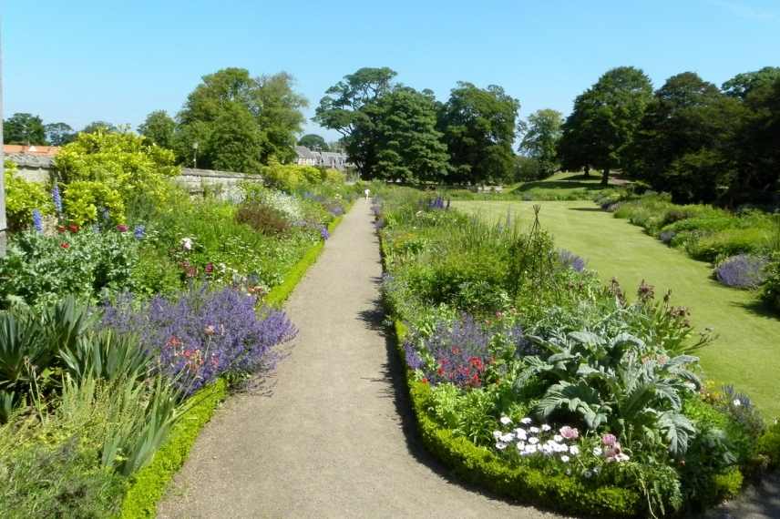 mixed border, mixed-border, bordure mixte, plate bande à l'anglaise