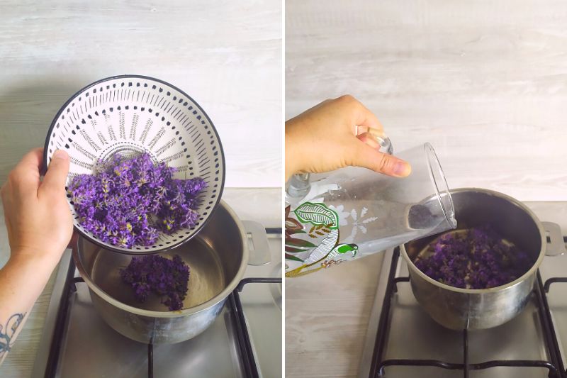 recette sirop de lavande