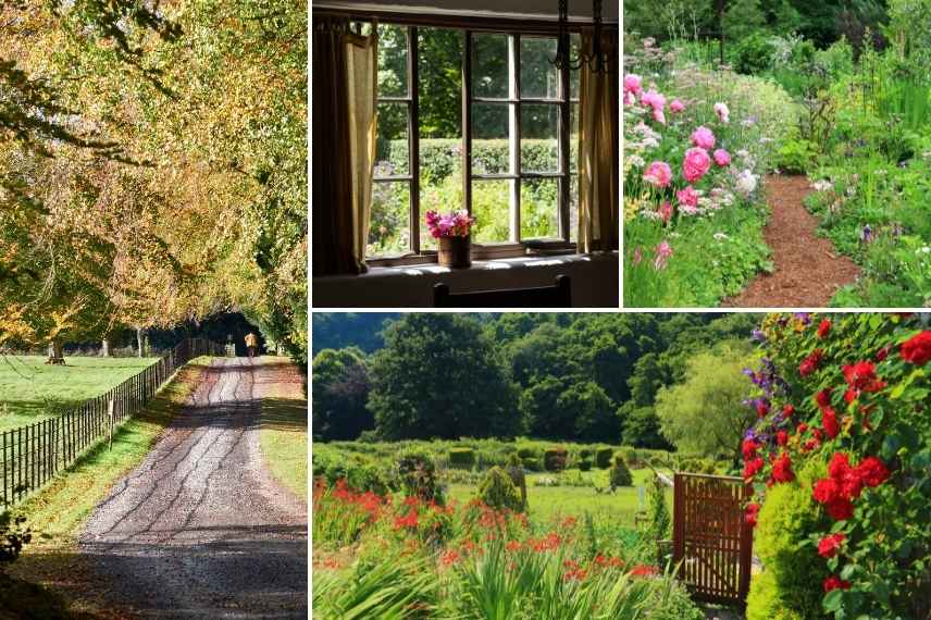 cottage core tendance ambiance jardin, cottage core style pour le jardin, cottage core campagne