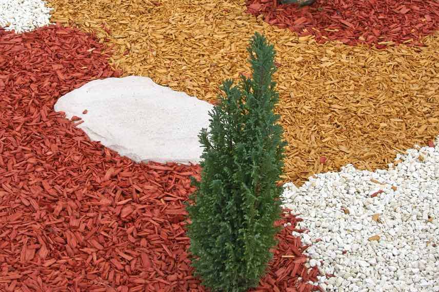 couleurs copeaux bois