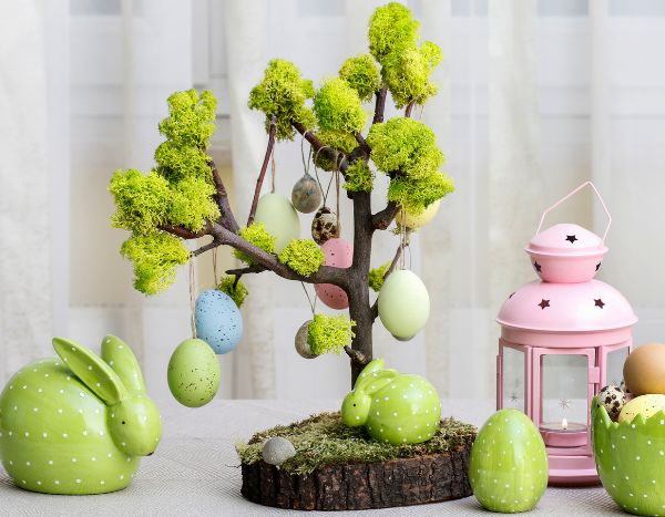 Comment créer et décorer un adorable arbre de Pâques ?