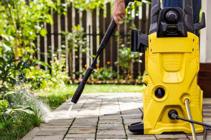 nettoyage terrasses dallage dalles haute pression