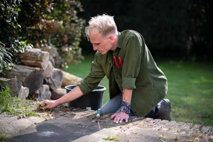 nettoyer desherbage dalles paves terrasses