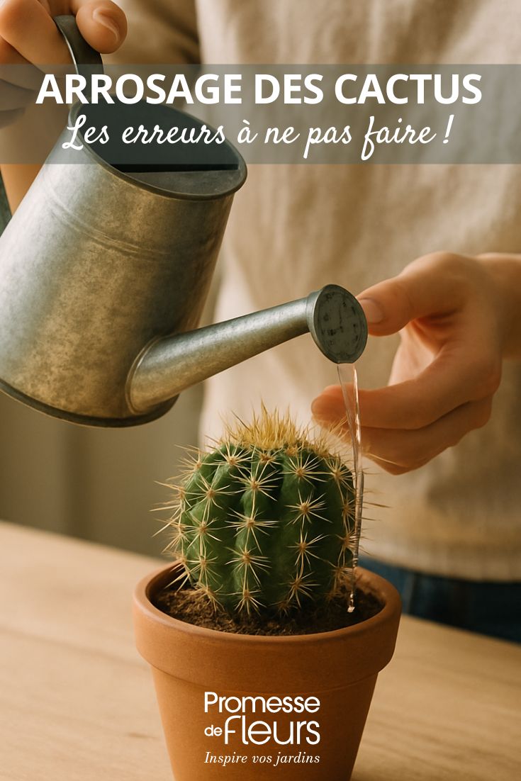 arrosage d'un cactus (photo générée par IA)