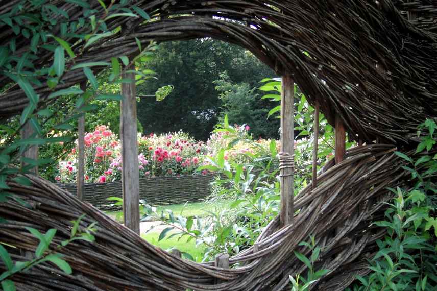 deco osier jardin idee