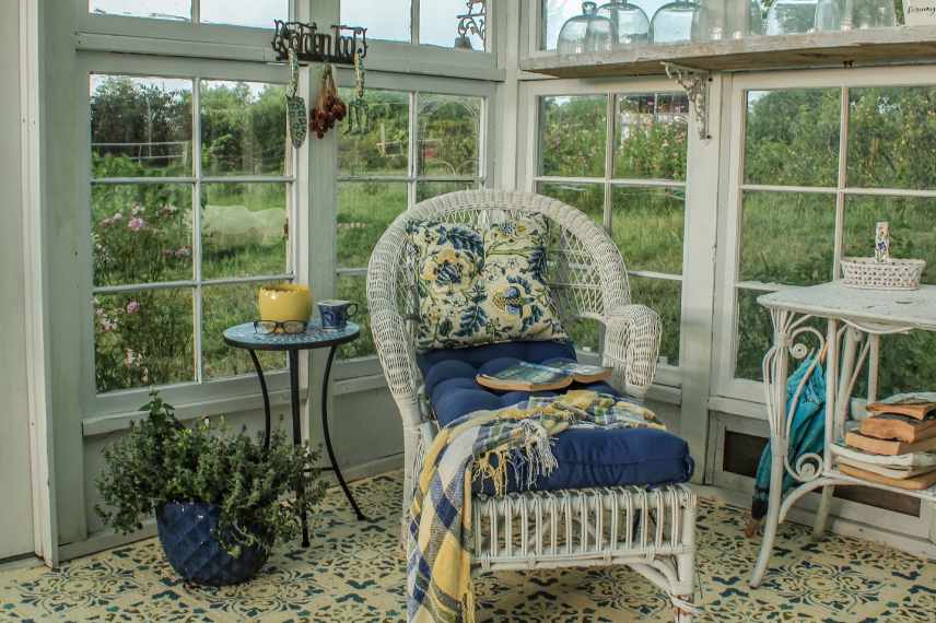 osier et style de jardin