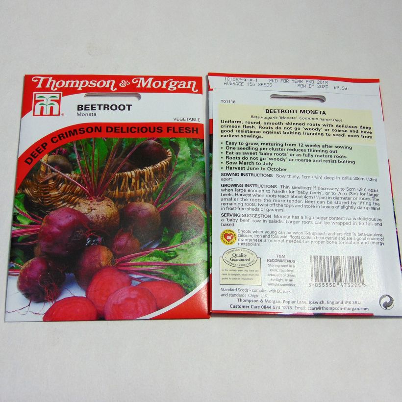 Example of Betterave rouge Moneta - Beta vulgaris le sachet de 150 graines environ as you get