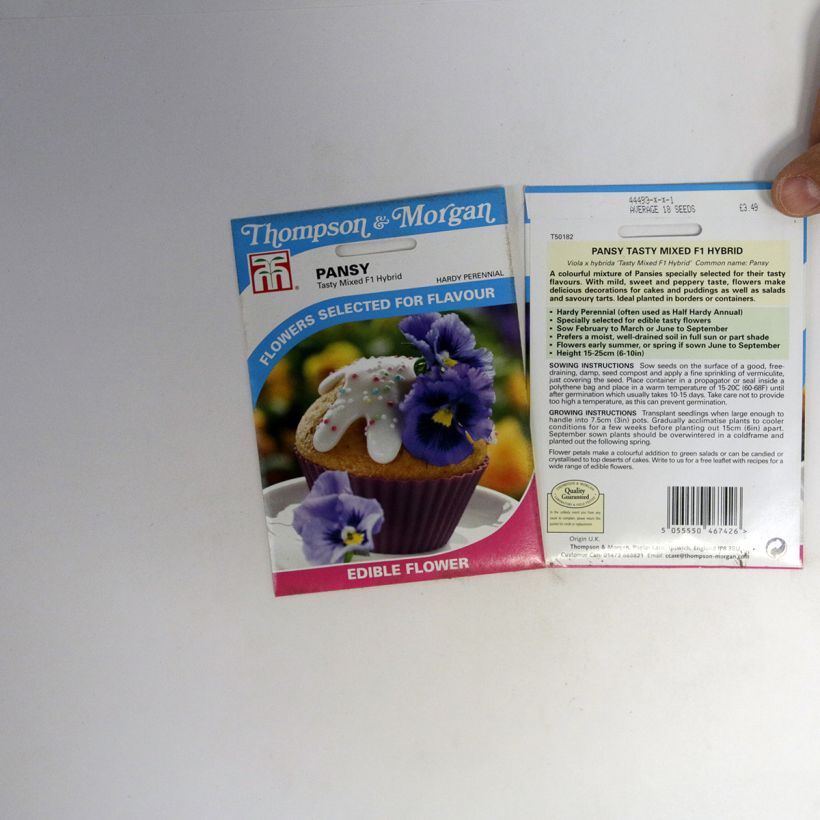 Example of Graines de Pensée Tasty F1 - Viola x wittrockiana le sachet de 18 graines environ as you get