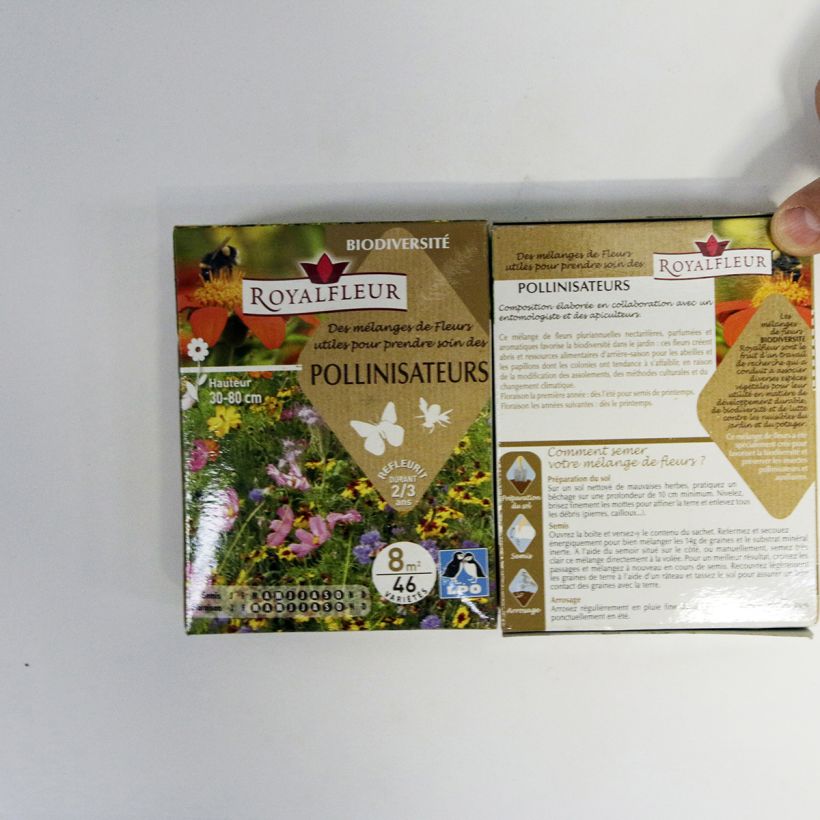 Example of Mélange pour attirer les pollinisateurs - Boite 8 m2 Boite pour 8 m² as you get