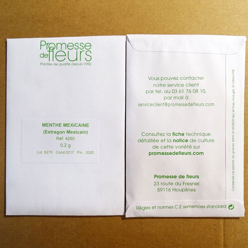 Example of Menthe mexicaine ou Estragon espagnol - Tagete lucida le sachet de 150 graines environ (minimum 0,2g) as you get