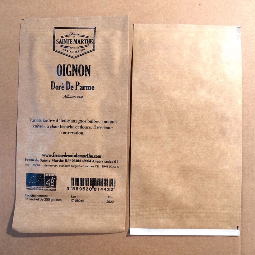 Example of Oignon Doré Di Parma Bio - Ferme de Sainte Marthe Sachet de 250 graines as you get