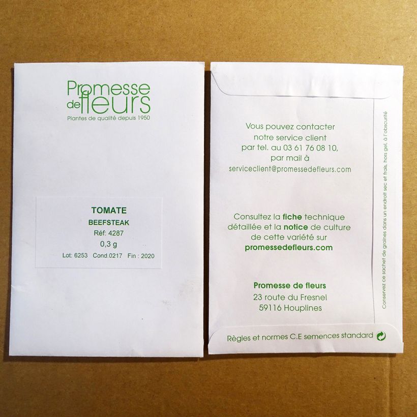 Example of Tomate Beefsteak - Solanum lycopersicum  le sachet de 80 graines environ (minimum 0,3g) as you get