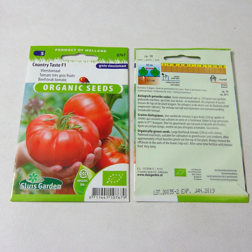 Example of Tomate Country Taste F1 Bio le sachet de 10 graines environ as you get