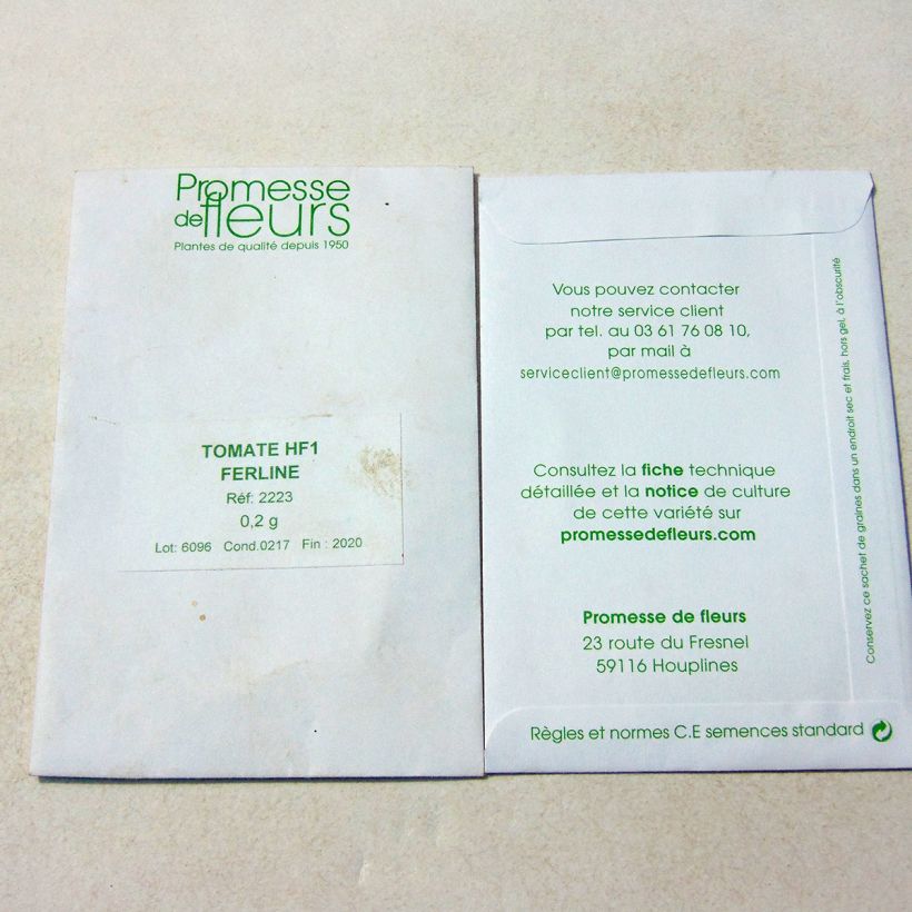 Example of Tomate Ferline F1 le sachet de 12 graines environ (minimum 0,2g) as you get