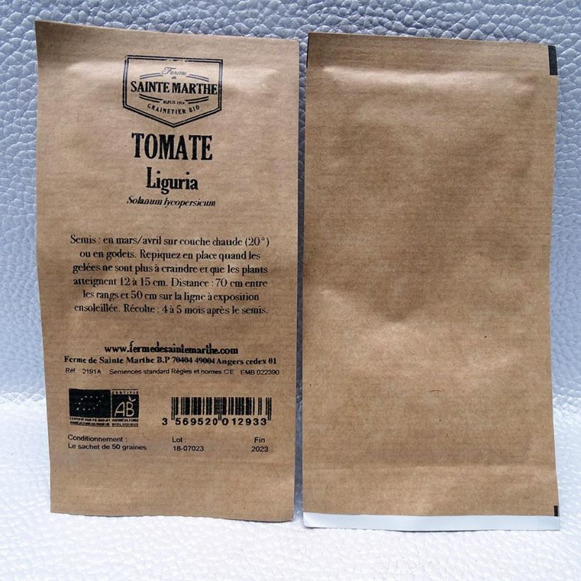 Example of Tomate Liguria Bio - Ferme de Sainte Marthe le sachet de 50 graines environ as you get