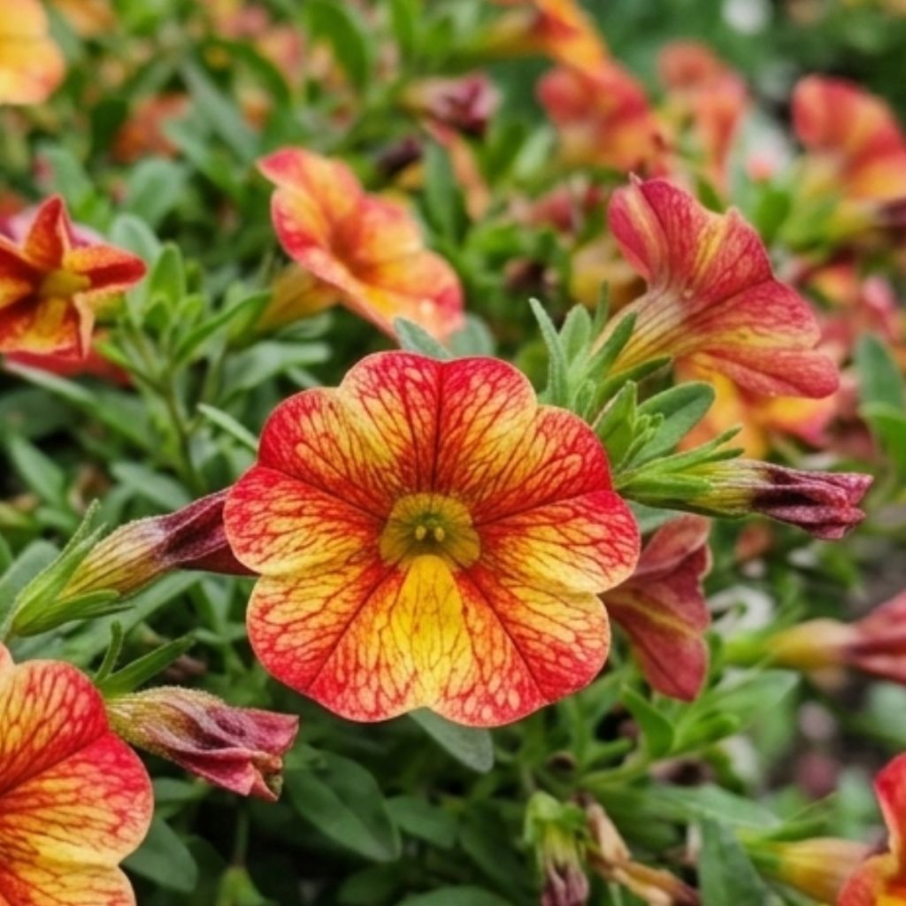 Calibrachoa MiniFamous Uno Bakari - Mini-pétunia