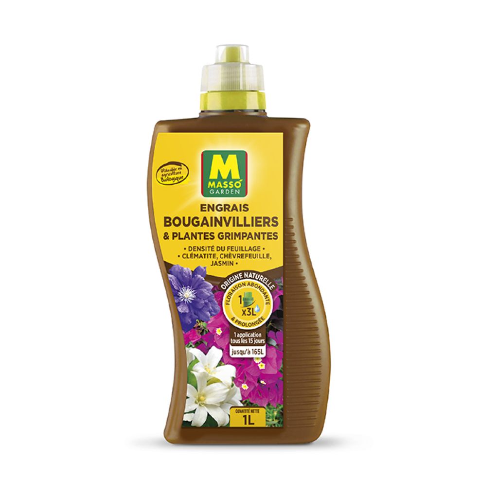 Engrais Liquide Bougainvillées & Plantes Grimpantes UAB Masso Garden