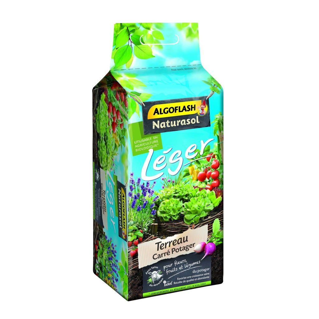 Terreau léger pour carré potager en sac de 25L