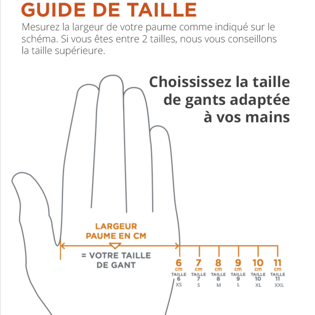 Gants pour travaux et taille Rostaing paume cuir agneau EM25A beige