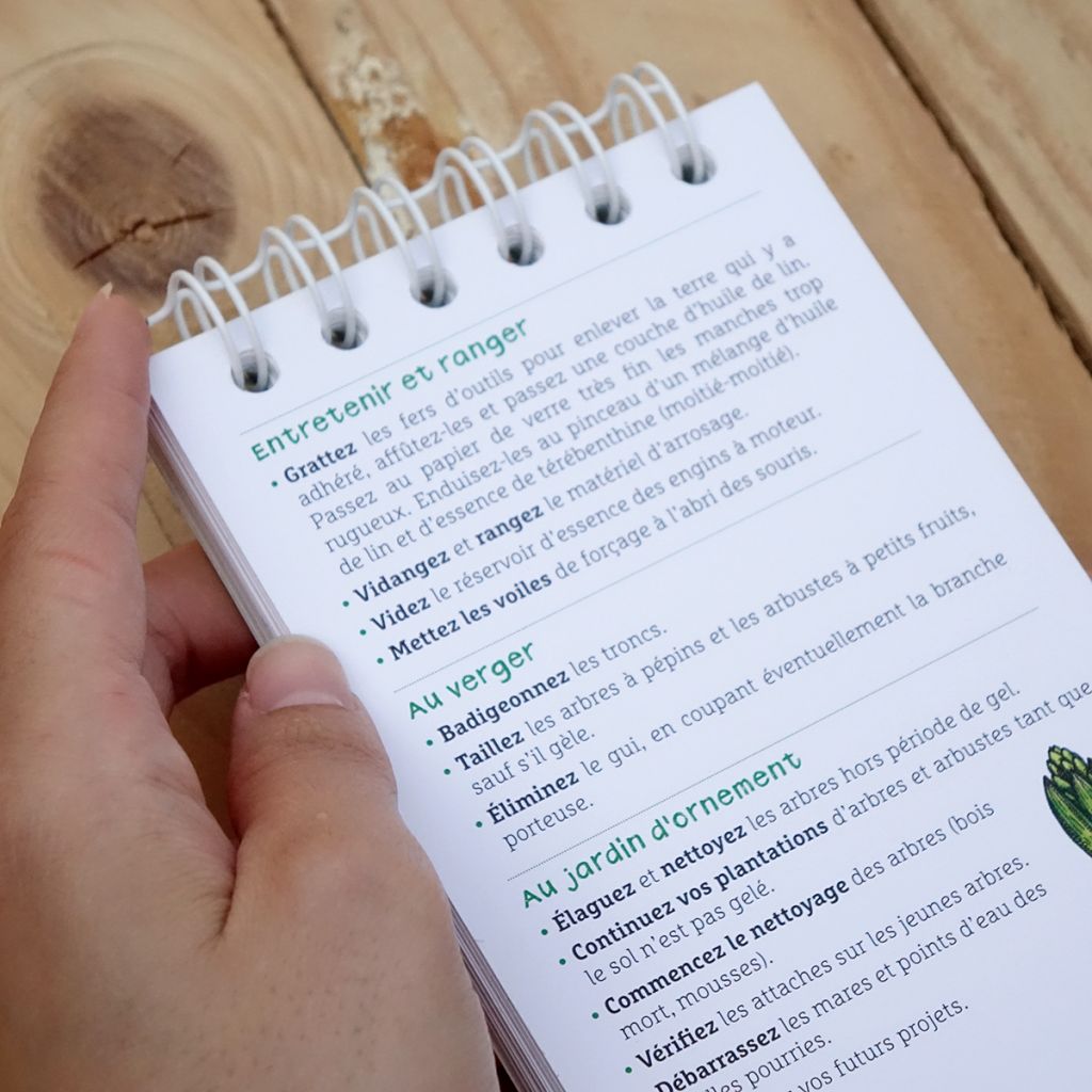 Les antisèches de Terre vivante : Travaux de saison