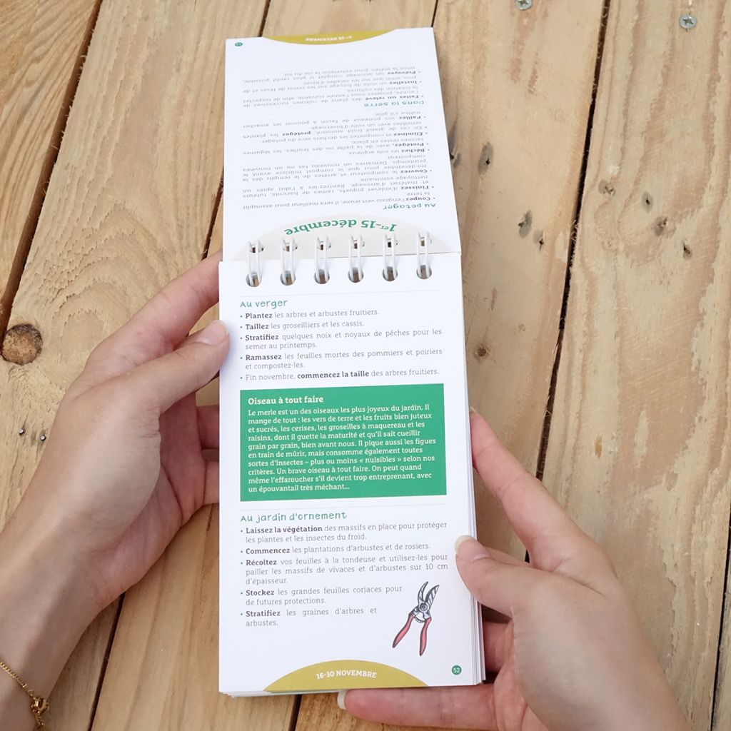 Les antisèches de Terre vivante : Travaux de saison