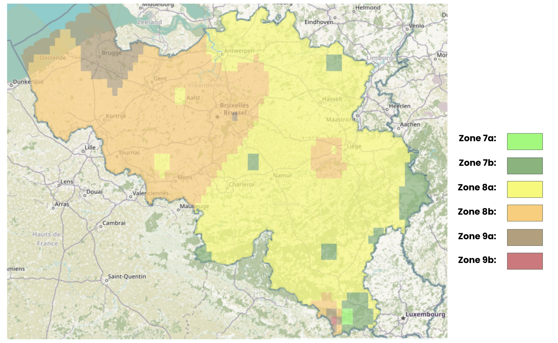 Carte de rusticité